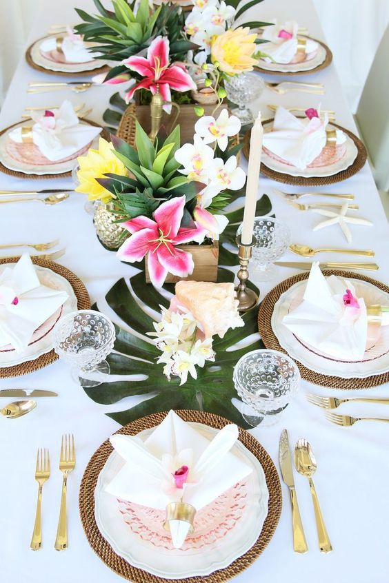 table-theme-tropical-decoration